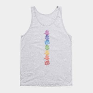 Watercolor Seven Chakras Healing Tank Top